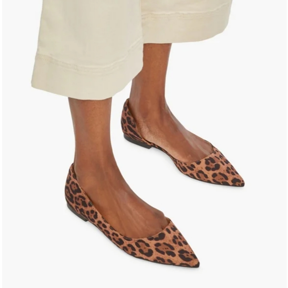 Nib Justfab Byrdi Pointed Toe Flats Size 7.5 - image 1